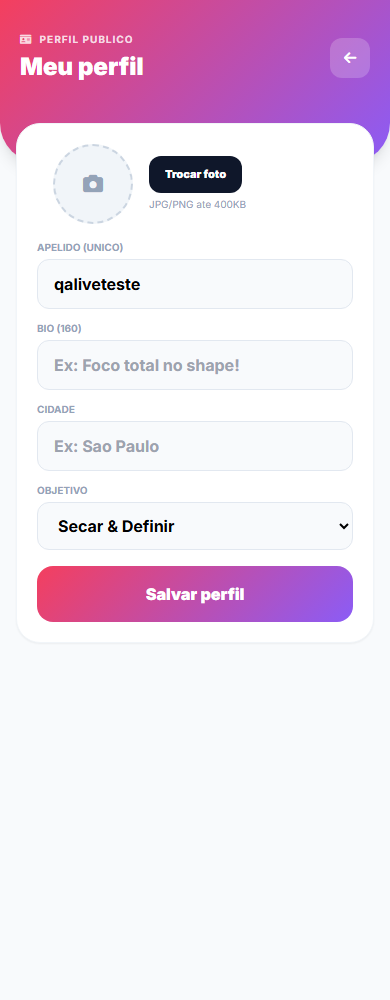 Editar perfil